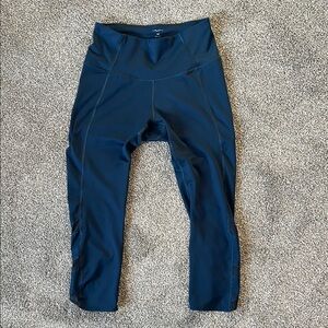 Navy Blue Athletic Leggings